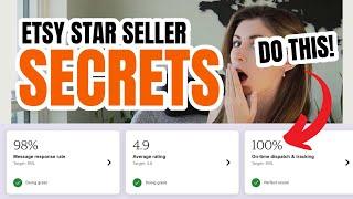 Do This To Get Star Seller EVERY MONTH on Etsy!