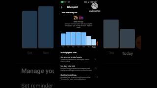 How To Check Your Time Spent On Instagram | Instagram Time Usage |#shorts #youtubeshorts #viral