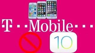 T-mobile iOS 10 issues with iPhone SE, 6, and 6 Plus