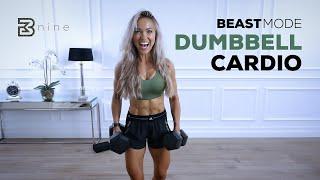 BEASTMODE FULL BODY - Strength & Sweat Dumbbell Cardio Workout | Day 9