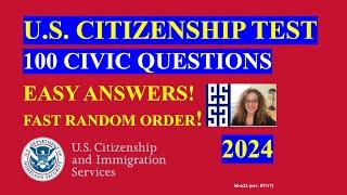 2024 Random 100 Civics Questions and Answers: U.S. Citizenship Interview 2024 | Fast Easy Answer 17