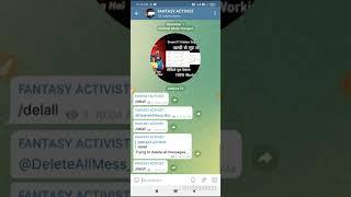 How to delete all messages of channel in telegram within minute 