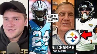 Steelers SIGN CJ Henderson + WR Trade On Horizon?? & Belichick Says Steelers Have Best QB Situation