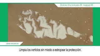 Protector de suelos FORTIUM® 101 HidroStop® Doble Encintado® hidrófugo y transpirable.