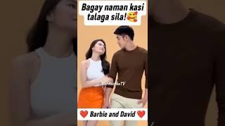 OMG! BAGAY NAMAN KASI TALAGA SILA DIBA? #barbieforteza #davidlicauco #shorts @MaritesAkoTV