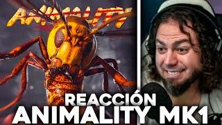 ZELLENDUST REACCIONA TODOS los ANIMALITIES de MORTAL KOMBAT 1 (MK1)