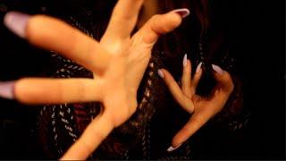 ASMR Hypnosis Hand Movements with Comforting Positive Affirmations  Long Nails