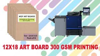 12x18 Art Board 300 GSM printing | Konica Minolta c4065 | Digital Printing