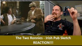 American Reacts to The Two Ronnies - Pub and Wallpaper Sketches Irish Pub REACTION