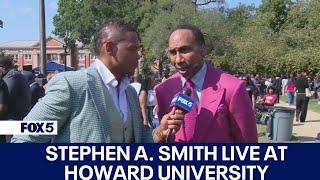 Stephen A. Smith live at Howard University