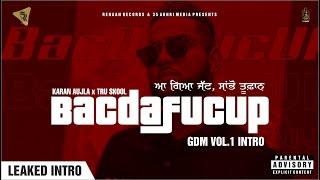 BacTHAFucUp (BTFU)- Leaked Instrumental Teaser | Karan Aujla | Tru Skool | 35 Akhri Media