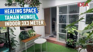 Desain Taman Mungil Indoor 3x3 Meter | Mini Indoor Garden | House Tour Ind285 | IDEA RUMAH