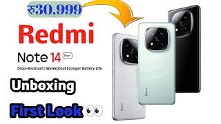 Redmi Note 14 Pro+ Unboxing  First Look  Hunter Design  Super Ai