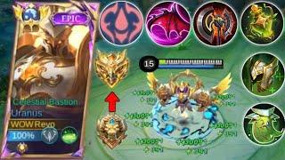 GLOBAL URANUS NEW BUILD FOR UNLI LIFESTEAL HACK | THIS BUILD IS TOTALLY BROKEN - MLBB