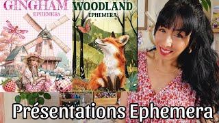 Présentation Ephemera : Gingham et Woodland