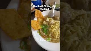 Thai noodle soup Chiang Mai Thailand | Chiang Mai Food Vlog |