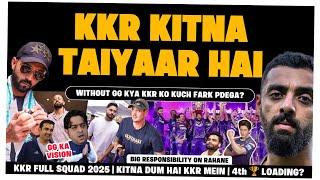 NO BHARAT GG & SHREYAS IYER  KYA KREGA KKR | MERA VARUN & SUNILA KAAFI HAI  KKR IPL 2025 SQUAD