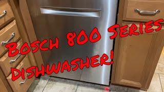 Bosch 800 Series Dishwasher  with Crystal Dry overview and review!