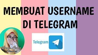 CARA MEMBUAT USERNAME DI TELEGRAM