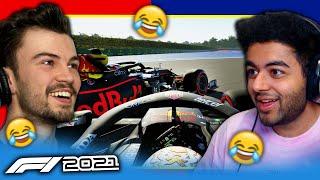 PLAYING F1 2021 CO-OP CAREER w/ DEVON BUTLER IN REAL LIFE!