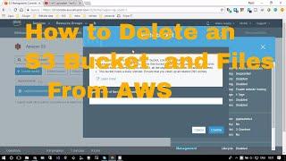 How to Delete an S3 Bucket  and Files || Curious Abeey