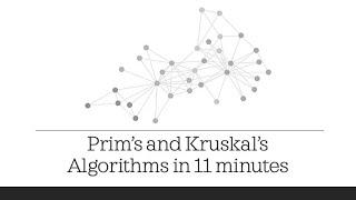 Prim's and Kruskal's Algorithms Simply Explained