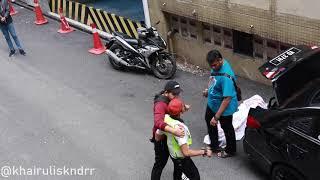 Dead body prank at public (Kuala Lumpur)