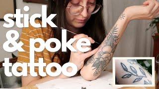 Stick & poke tattoo with me