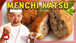 The EASIEST Deep Fried Japanese Hamburger Steak at Home! | Menchi Katsu Recipe