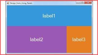 C# - How To Design Form In C# Using Panels [ with source code ]