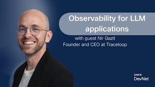 Observability for LLM applications, stream with Nir Gazit OpenLLMetry