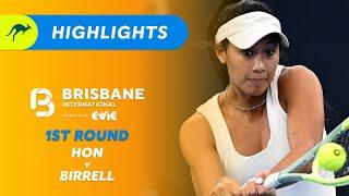 Priscilla Hon v Kim Birrell - Brisbane International Highlights | Wide World of Sports