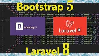 how to install bootstrap 4 and bootstrap 5 on Laravel 8