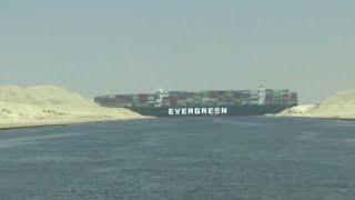 Fears Suez Canal blockage could last weeks