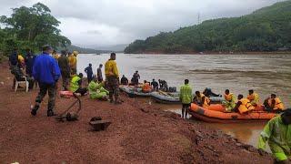 Ankola landslide; Navy intensifies search for Arjun in Gangavali river's estuary