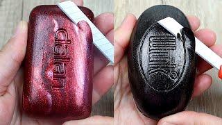 Relaxing Soap Cutting ASMR. Satisfying Soap and lipstick cutting. Corte de jabón - 527