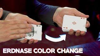 Visually Transform a Card | The Erdnase Color Change