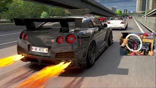 New REALISM Graphics WEAVING Fire Breathing 1000hp NISSAN GTR No Hesi Highway