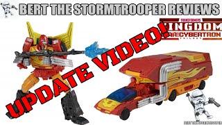 Kingdom Commander Class RODIMUS PRIME Update! Bert the Stormtrooper Reviews!