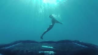 The World's First Triple-Backflip on a Trampoline underwater!