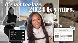 HOW TO START 2024 SUCCESSFULLY: 2024 goal setting template, vision, reinvent yourself, & mindset!