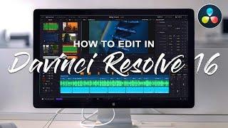 How to edit in Davinci Resolve 16 - Start to Finish Tutorial