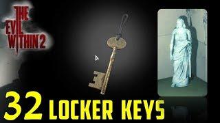 Location of all the Locker Keys | The Evil Within 2