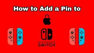 How To Add A *PIN* To Your Nintendo Switch!!! (ONLY WAY)