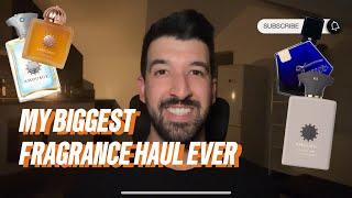 My Biggest Fragrance Haul EVER #fragrance #perfume #haul #amouage #tauer