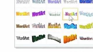 How to insert WordArt into Word