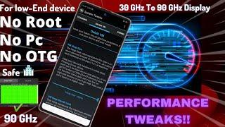 How To Overclock Android  Without Root | Increase Fps And Fix Lags | 30GHz To 90GHz #overclocknoroot