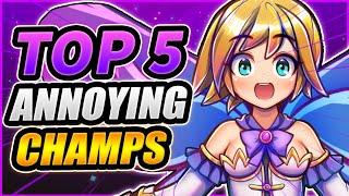 TOP 5 MOST ANNOYING CHAMPIONS | Paladins