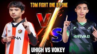 TDM Fight !! Sem9 Uhigh Cabar Vokey By One Tdm | Pubg Mobile