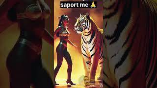 A_woman_fuses_with_a_tiger_on_the_AGT._#agt_#talent_#shor #animaldance